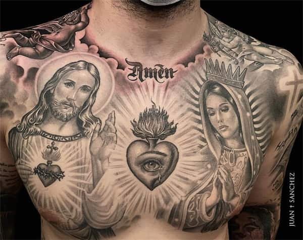 tatuagem de virgem maria no peito1