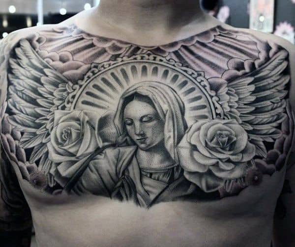 tatuagem de virgem maria no peito2