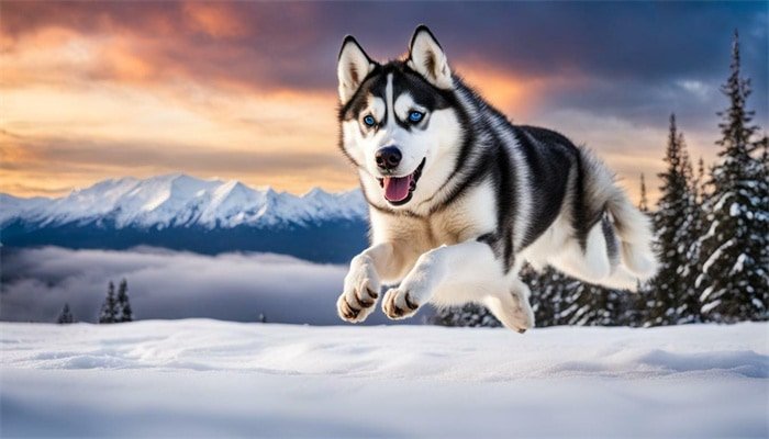 Quelle est la hauteur de saut d'un Husky ?